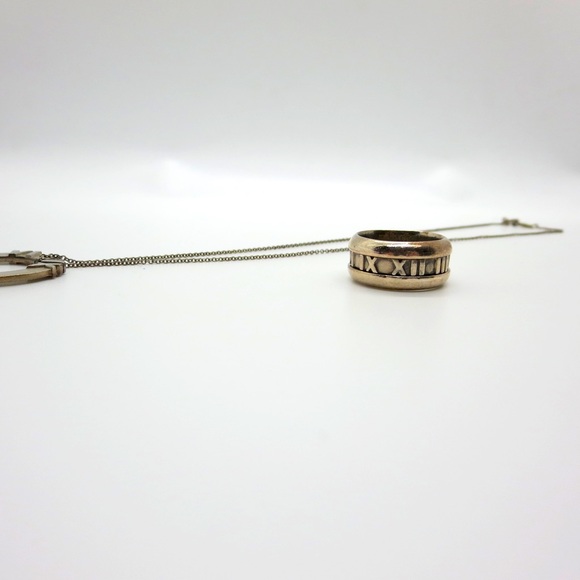 Tiffany & Co. Jewelry - Tiffany and Co. Sterling silver Atlas ring size 6, and matching atlas necklace